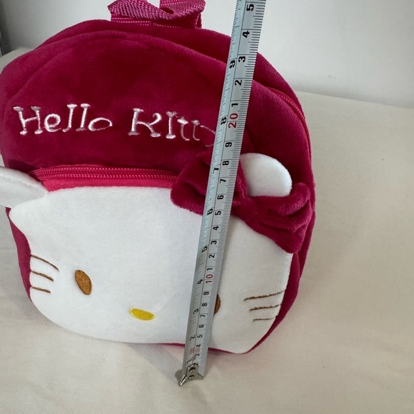 Hello Kitty Pink Backpack For Kids Lightweight Durable Plush Backpack - Picture 5 of 6